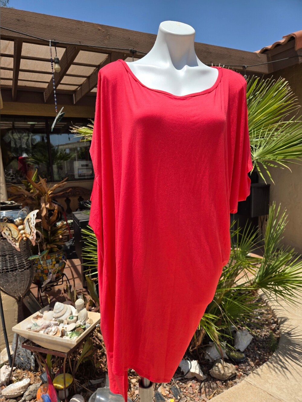 Trina Turk Pink Radiant Dress Size Large Asymetrical Shift Dress